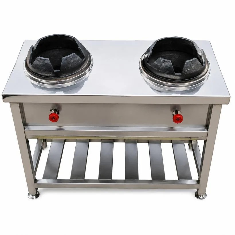 2 Burner Range with Cone Grid - Modern Kitchen Equipments Balkampet
