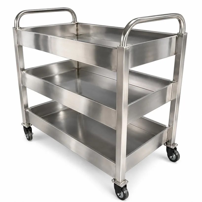 3 Tier Service Trolley - Modern Kitchen Equipments Balkampet