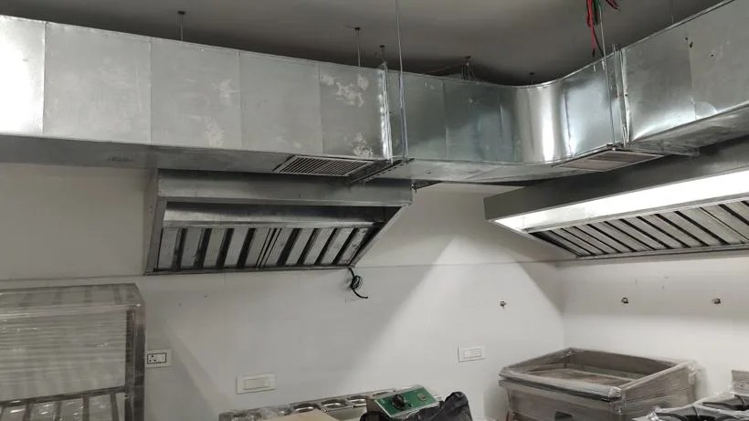 Kitchen Exhaust Hood – Installation View 4 - Modern Kitchen Equipments Balkampet