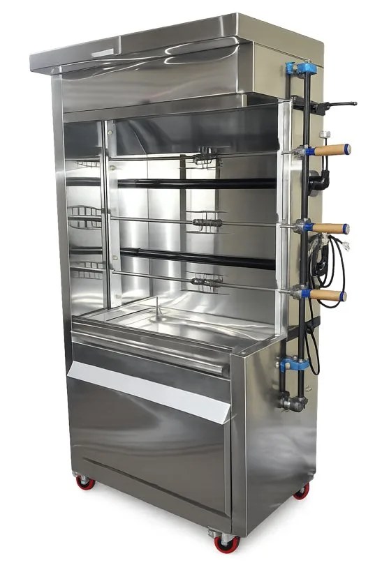 Rotisserie Grill – 16 Bird Capacity - Modern Kitchen Equipments Balkampet